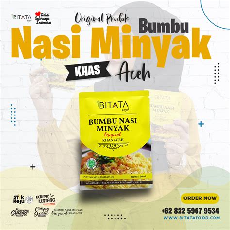 Bumbu Nasi Minyak Khas Aceh Sachet Dari Bitatafood Bitata Food
