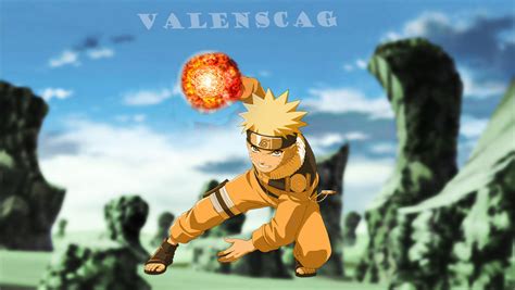 Naruto Fire Rasengan By Valenscag On Deviantart