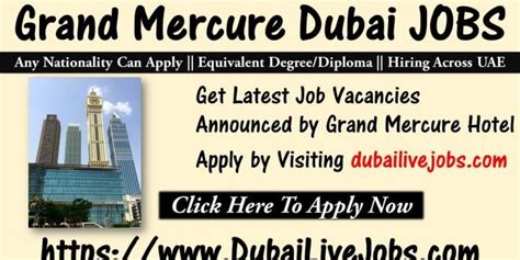 grand mercure hotel dubai careers 2023 hiring started for free