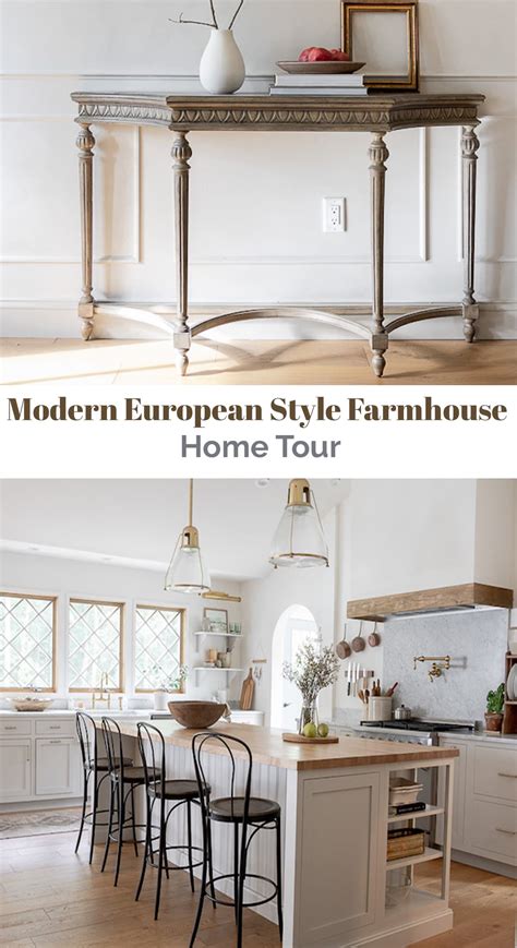 Modern European Style Farmhouse Home Tour