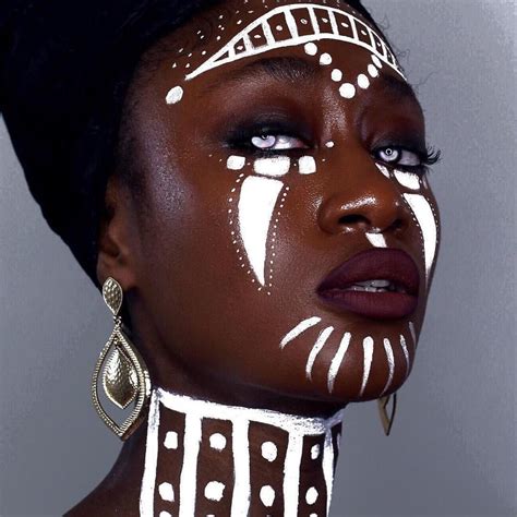 African Tribal Makeup African Beauty Black Girl Art Black Women Art