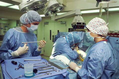 Surgery Free Stock Photo Surgeons During An Operation 17082