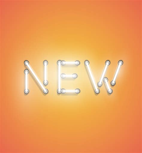 New Realistic Neon Sign Vector Illustration 310012 Vector Art At