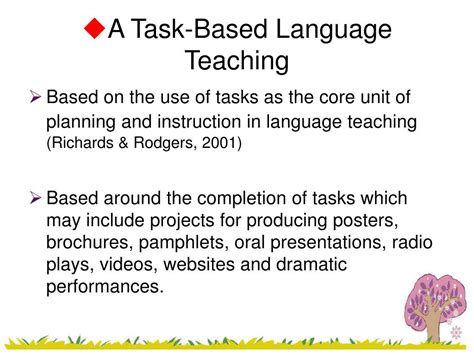 Ppt Task Based Language Teaching And Assessment Powerpoint Presentation
