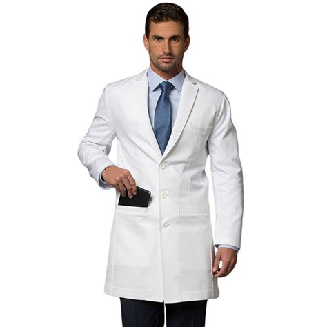 White Mens Labcoat 38 Long Schlesingers Uniforms