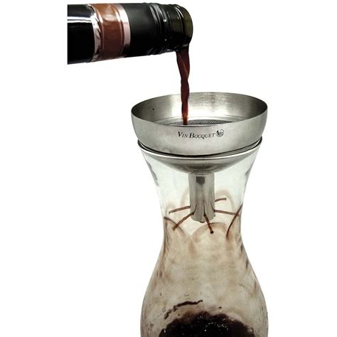 Vin Bouquet Wine Decanting Funnel With Filter Decanting And Serving