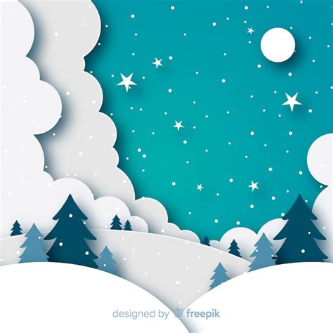 Winter Landscape Vectors, Photos and PSD files | Free Download