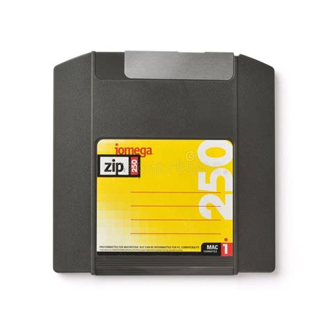 Front View Of Iomega Zip 250 Floppy Disk Editorial Photo Image Of