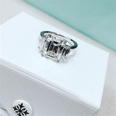 Ring Creation By Blue N White Diamonds Los Angeles Ca Trapezoid