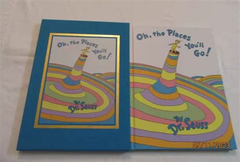 oh the places you ll go by dr seuss deluxe edition hb 1990 6 00 picclick