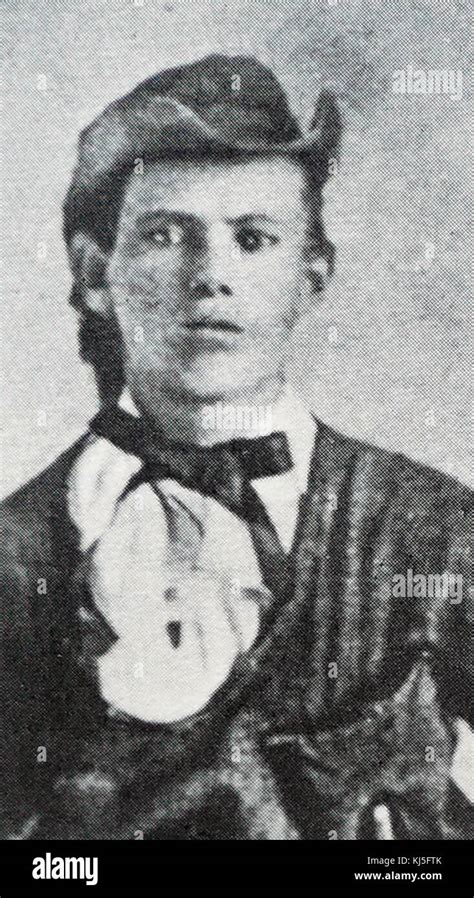 Retrato Fotográfico De Jesse James 1847 1882 Un Estadounidense