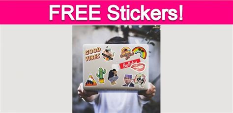 Free Sticker Sample Pack Free Samples By Mail