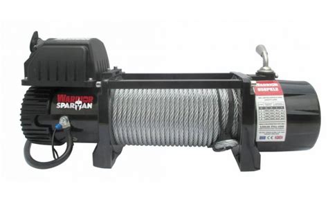 spartan 12000 electric winch 12 volt with steel cable warrior winches brands