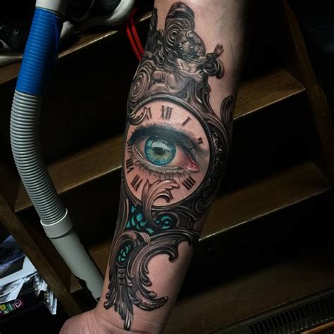 Baroque Clock Tattoo Eye Best Tattoo Ideas Gallery
