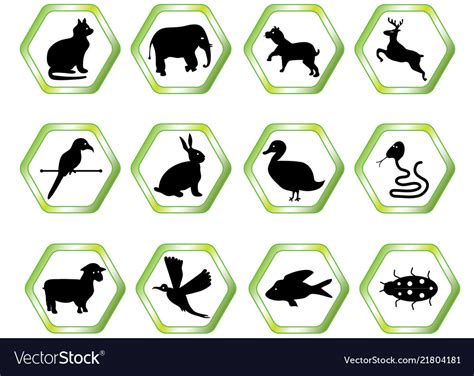 Animal Symbols Royalty Free Vector Image Vectorstock