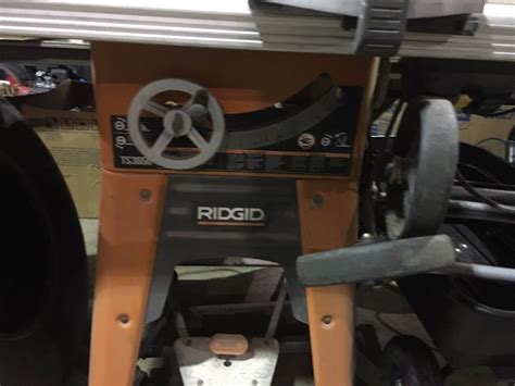 Ridgid Ts3650 10 Inch Mobile Table Saw Able Auctions