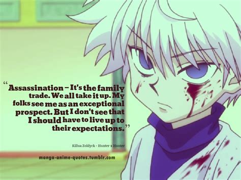 Killua Hunter X Hunter Quotes Quotesgram