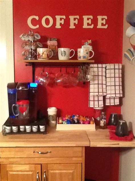 Pin By Nicole Riley On For My Home Diy Coffee Station Diy Coffee Bar Coffee Station