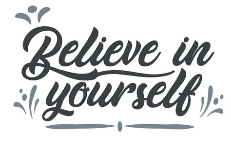 Believe In Yourself Quotes Design Graphic By Studiokusemarang