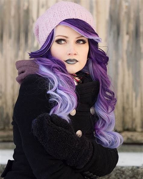 Awesome 45 Cool Purple Ombre Hair Ideas Trendy Contemporary Styling