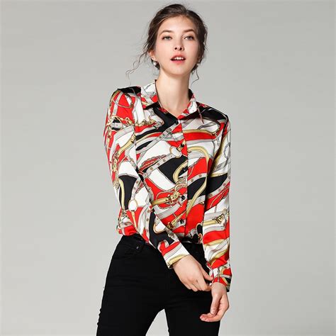 Spring Womens Tops And Blouses 2019 Designer Autumn Long Sleeve