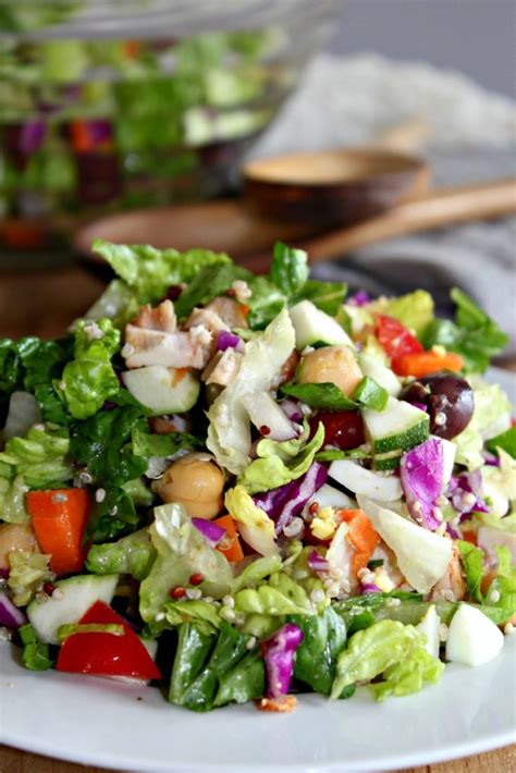 Loaded Chopped Salad Simple And Savory