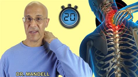 Relieve Stiff Neck In 20 Seconds Dr Alan Mandell Dc Youtube