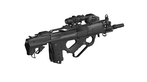 Obj File Bullpup Assault Rifle・model To Download And 3d Print・cults