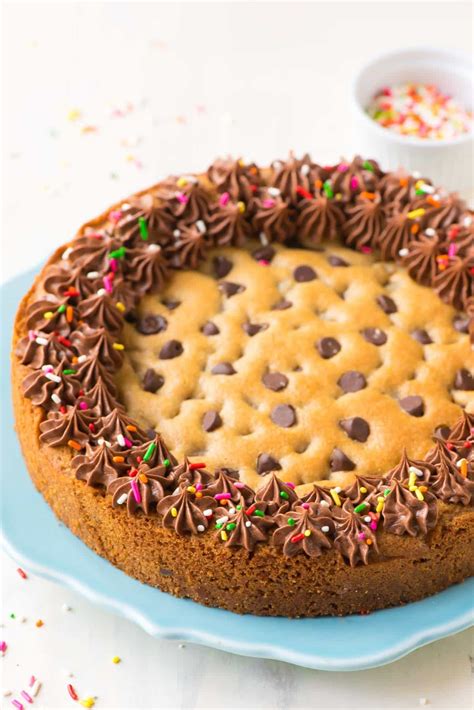 Chocolate Chip Cookie Cake Recipe With Chocolate Fudge Frosting