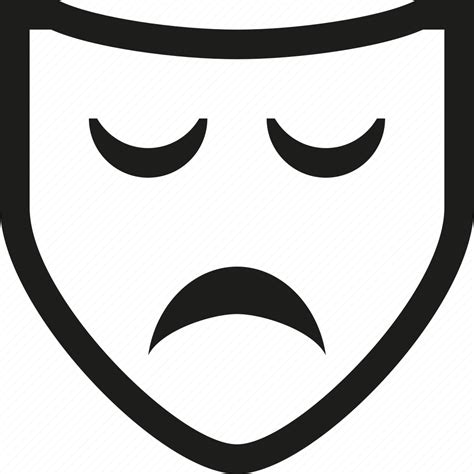 Mask Sad Icon Download On Iconfinder On Iconfinder