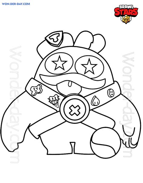 Maybe you would like to learn more about one of these? Squeak Brawl Stars Coloring Pages | WONDER DAY in 2021 ...