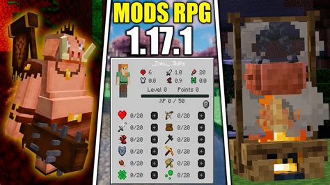 🔥top 10 Mods Rpg Para Minecraft 1171🔥 Mobs Habilidades Armas