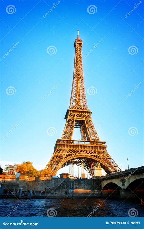 Eiffel Tour And Seine France Stock Photo Image Of France Scenic