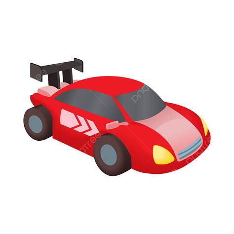 Car Racing Track Vector Design Images Red Race Car Icon Cartoon Style