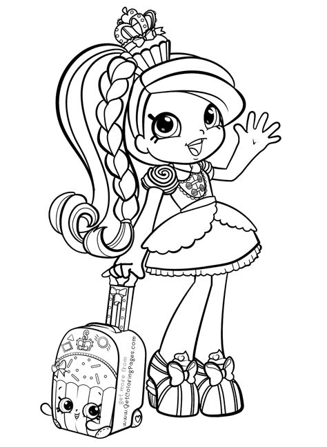 55+ Cute Shopkins Shoppies Coloring Pages - Evelynin Geneva