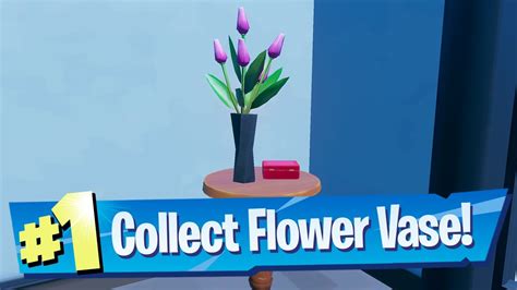 Collect A Vase Of Flowers From Lazy Lake Location Fortnite Youtube