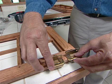 Fills the tiny holes with wood putty and allow hardening. How to Reface and Refinish Kitchen Cabinets | how-tos | DIY