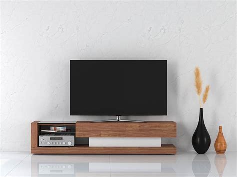 Tv Stand In Walnut From Italy Modern Tv Stand By