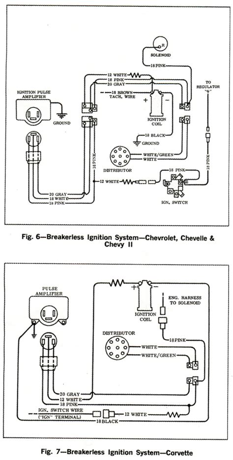 1966 Corvette Service News Wiring Diagrams For Breakerless Ignition