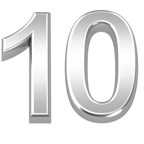 10 Number Png Picture Png All