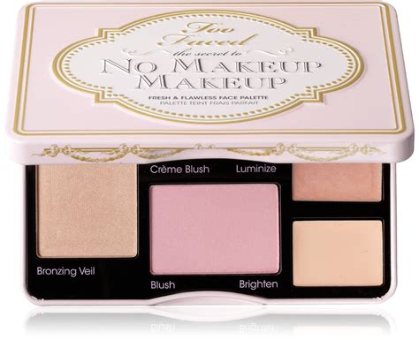 Too Faced The Secret To No Makeup Makeup Fresh And Flawless Face Palette Makeup Help Makeup Tools