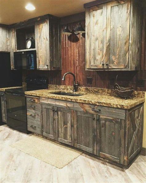 Barn Door Style Kitchen Cabinet Doors