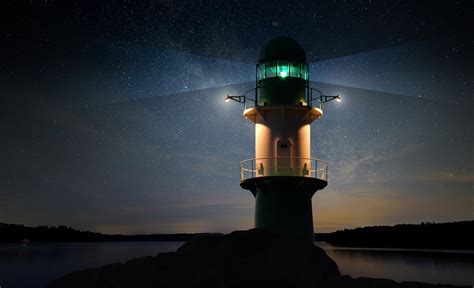 Lighthouse Beacon Night Free Image On Pixabay