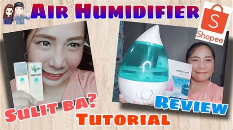 air humidifier shoppee review tutorial tips sulit nga ba 07 kenshe vlog youtube