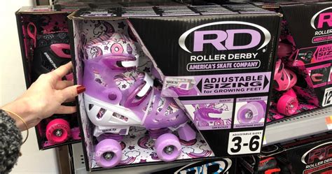 Roller Derby Girls Adjustable Quad Unicorn Roller Skates Just 2997 At