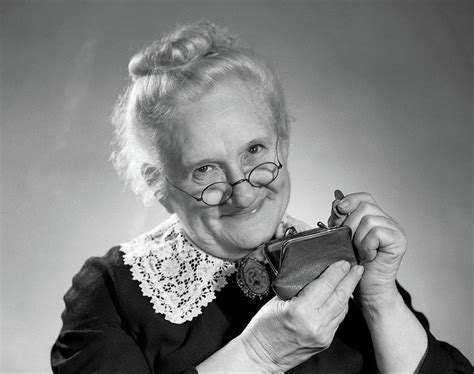 1950s Portrait Of Elderly Granny Photograph By Vintage Images Pixels