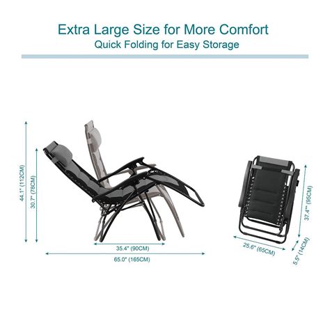 One of the most important items to consider is a reclining patio chair. PHI VILLA Padded Zero Gravity Lounge Chair Patio ...