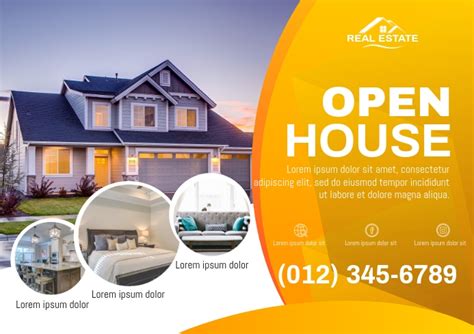 Open House Real Estate Flyer Template Postermywall