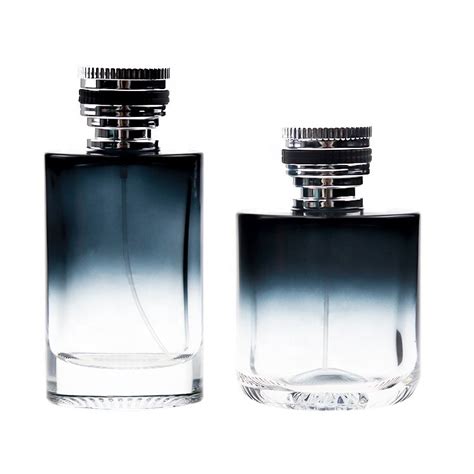 2 Type Elegant Crystal 100ml Empty Glass Cologne Bottle For Men High
