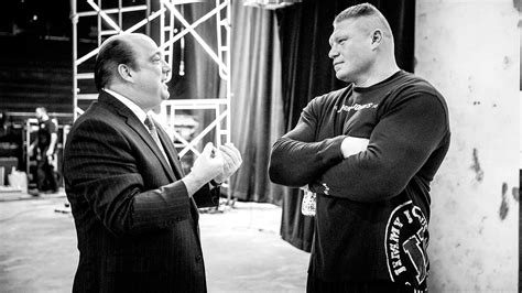 Paul And Brock Backstage Brock Lesnar Wwe News Wrestling News